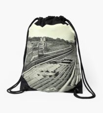 walk the line Drawstring Bag