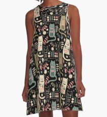 Cat Folk A-Line Dress