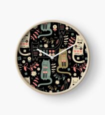 Cat Folk Clock