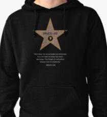 Bruce Lee Star Quotation Pullover Hoodie
