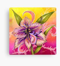 The Paisley Amaryllis Canvas Print