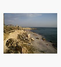 Cliffs Over the Caspian Sea Photographic Print