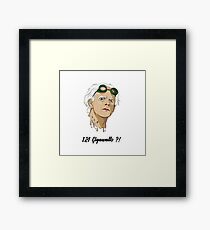 Doc Brown Framed Print