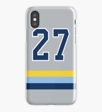 Tampa Bay Baseball - Grey Number 27 iPhone Case