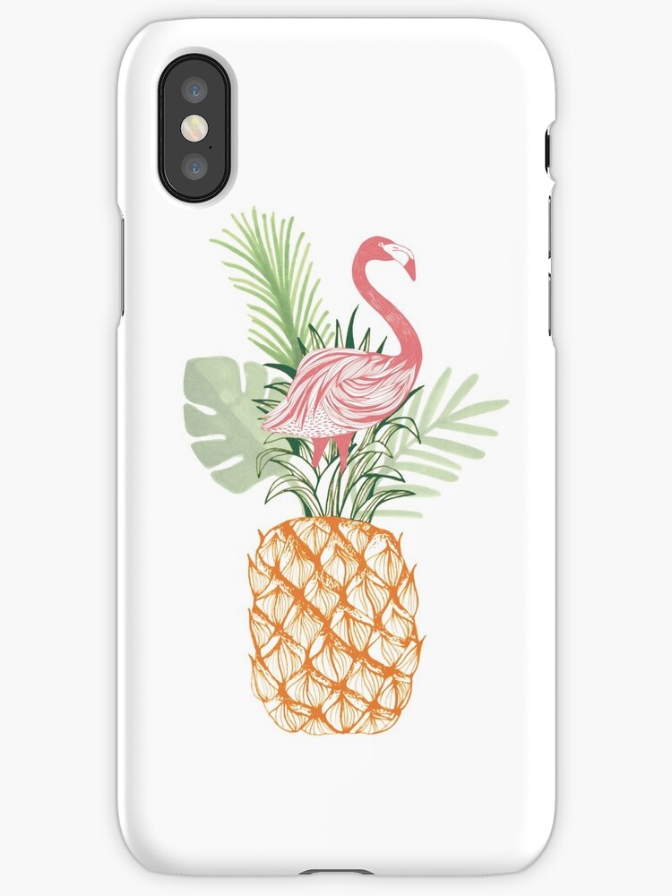 "Flamingo" iPhone Cases & Covers by DeAssuncaoCreat | Redbubble