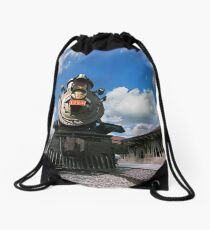 At the Depot Drawstring Bag