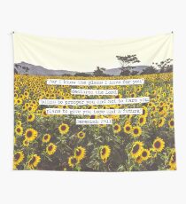 Jeremiah Sunflowers Wall Tapestry