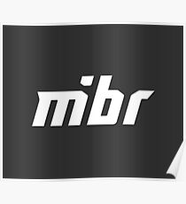 MiBR Logo White Poster
