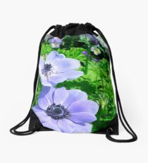 Bluer Than Blue Drawstring Bag