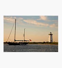 Day's End Edgartown Light Photographic Print