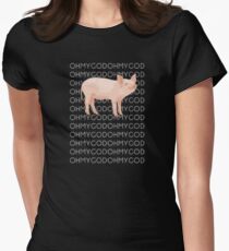 Shane Dawson - Oh My God Pig Shirt Women's Fitted T-Shirt