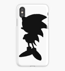 Classic Sonic Silhouette 2 iPhone Case