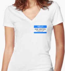 Bereite dich darauf vor zu sterben Shirt mit V-Ausschnitt