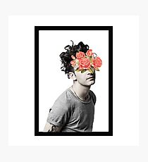 flower censored. Photographic Print