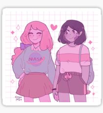 pastel bubbline Sticker
