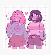 pastel bubbline Photographic Print