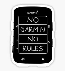 No garmin no rules sticker (edge 520 edition) Sticker