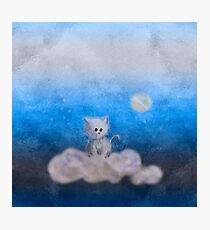 cat in the sky Photographic Print