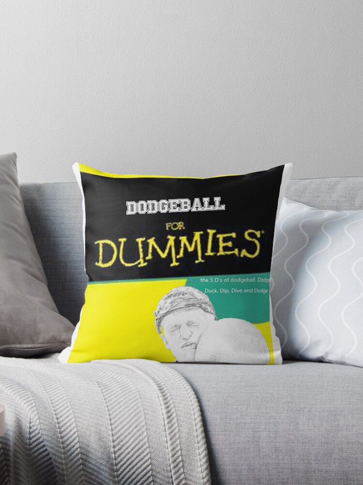 Dodgeball For Dummies Throw Pillow By X Gamers
