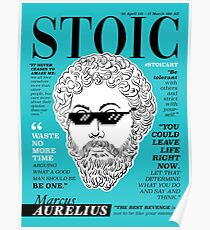 Stoisches Poster. Marcus Aurelius Poster