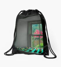 The Red Mill Thru the Window Drawstring Bag