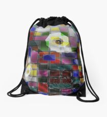 American Quilt Drawstring Bag