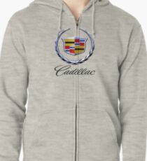 cadillac classic car Zipped Hoodie