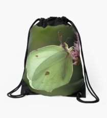 Brimstone Butterfly Drawstring Bag