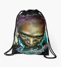 when boredom strikes Drawstring Bag