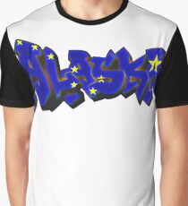 Alaska Flag Graffiti (Graffiti Muscle) Graphic T-Shirt