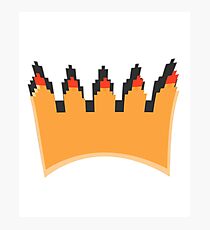 8 bit Crown Photographic Print