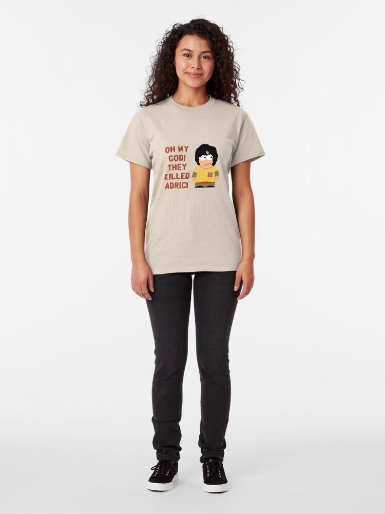 Alternate view of Oh My God! They Killed Adric! Classic T-Shirt
