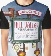 Welcome to Hill Valley - Sky Way Billboard Graphic T-Shirt