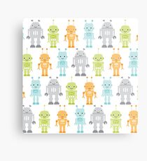 Robots Metal Print