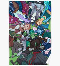 Mighty Nein Cuddlepile Poster