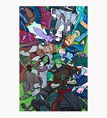 Mighty Nein Cuddlepile Photographic Print