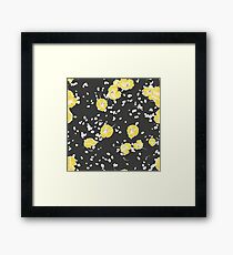 Blue Flower Tuatara Energy Framed Print