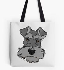 Bolsa de tela Adorable Schnauzer Miniatura