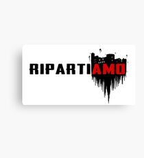 Ripartiamo Canvas Print