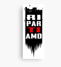 Ripartiamo Canvas Print