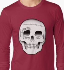 Post Malone Skull Tattoo Long Sleeve T-Shirt