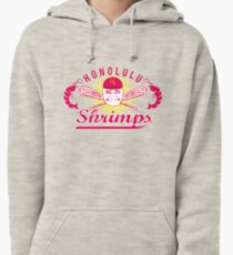Honolulu Shrimps Baseball Team Logo Pullover Hoodie