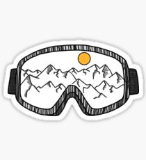 Ski Goggles Sticker