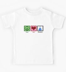 Peace Love Chemistry Kids Tee