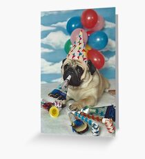 Geburtstag Mops Hund Grußkarte