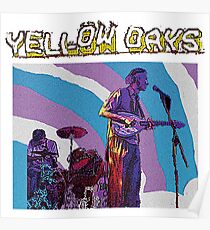 Gelbe Tage psychedelischen Konzert Poster