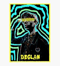 Declan McKenna Trippy Design Photographic Print
