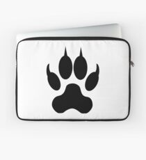 Wolf Footstep Laptop Sleeve