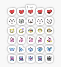 BT21 emoticon stickers Sticker
