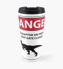 Keep the Gate Closed Sign (Raptors) Travel Mug